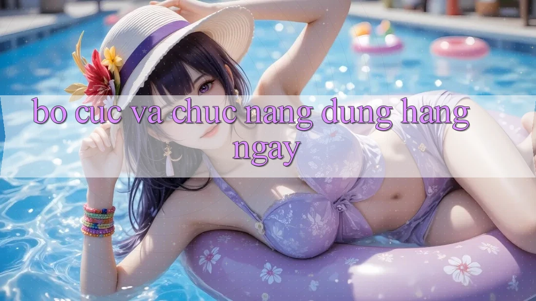 Bố cục và chức năng dùng hàng ngày