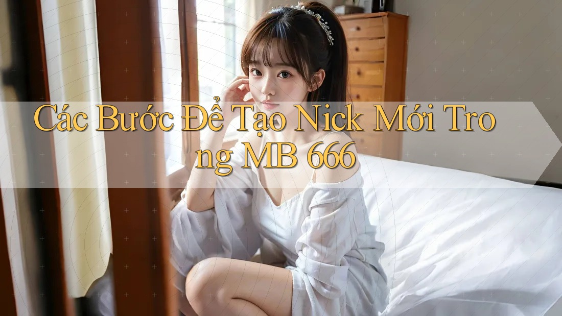 Các Bước Để Tạo Nick Mới Trong MB 666