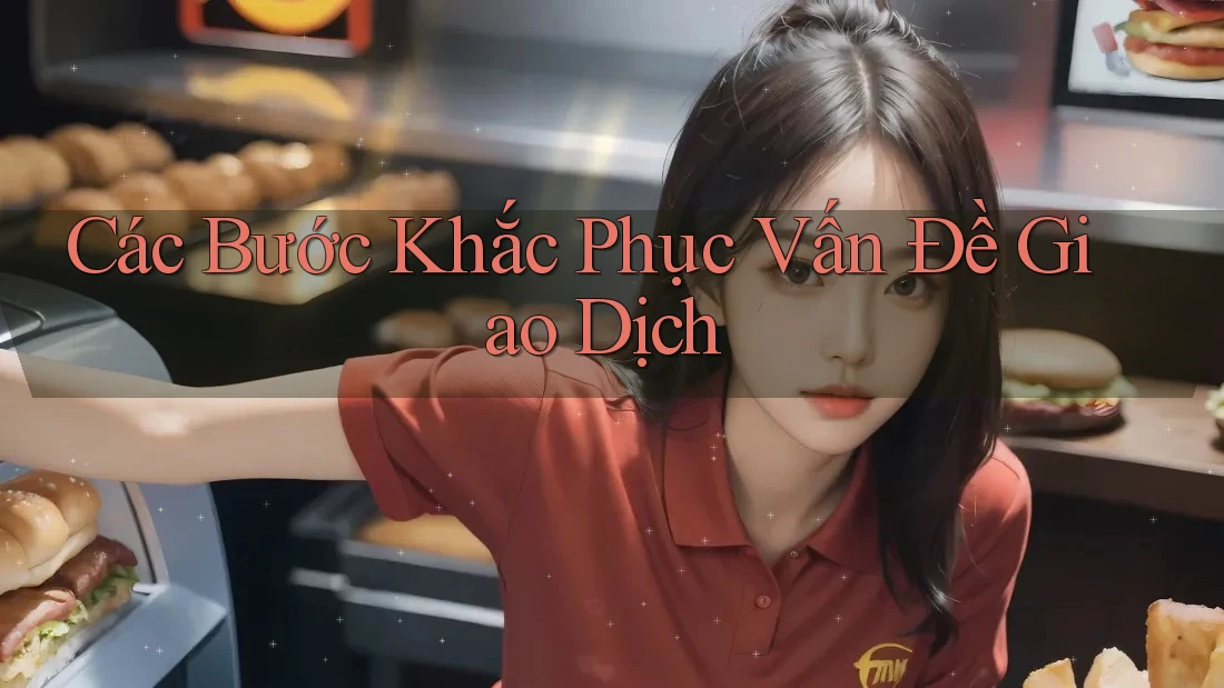 Các Bước Khắc Phục Vấn Đề Giao Dịch