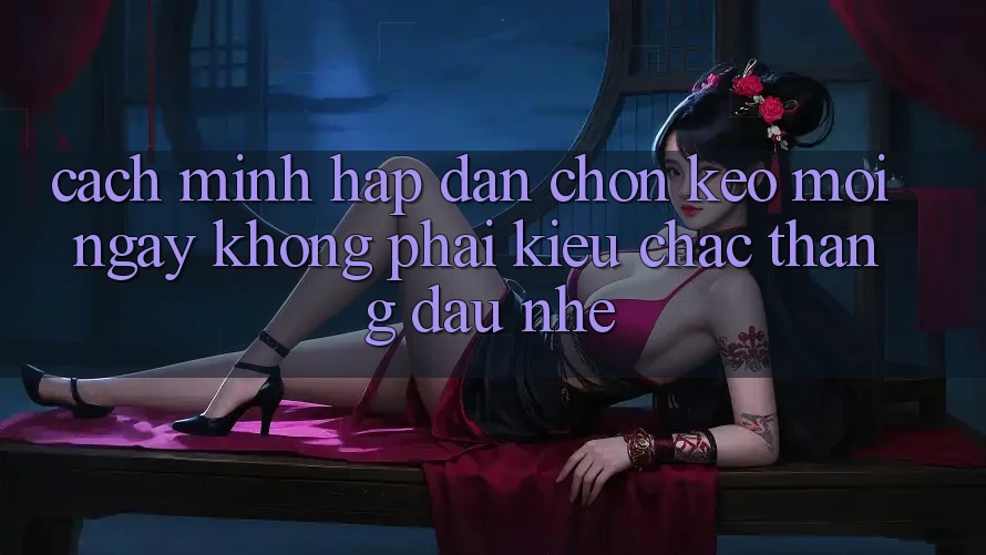 Cách mình hấp dẫn chọn kèo mỗi ngày (không phải kiểu “chắc thắng” đâu nhé)