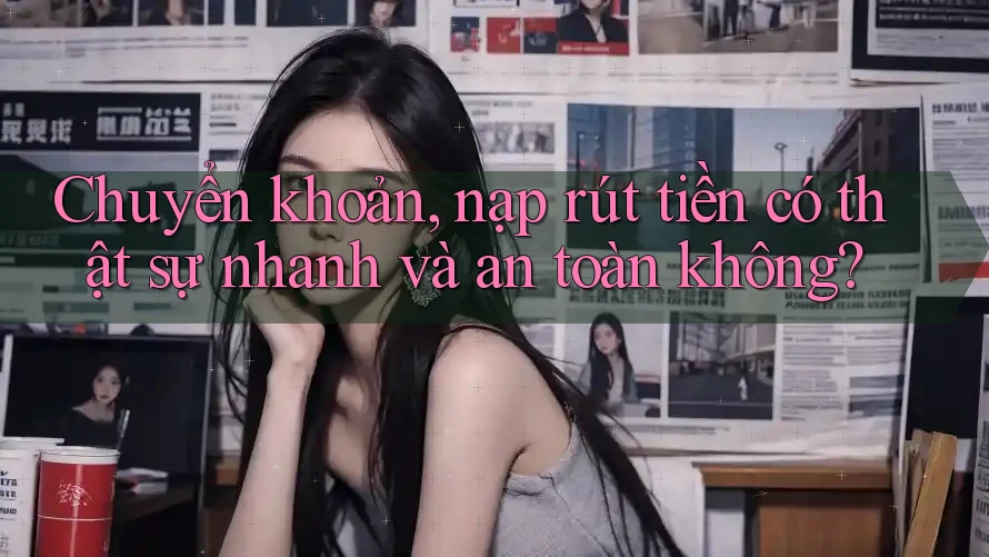 Chuyển khoản, nạp rút tiền có thật sự nhanh và an toàn không?