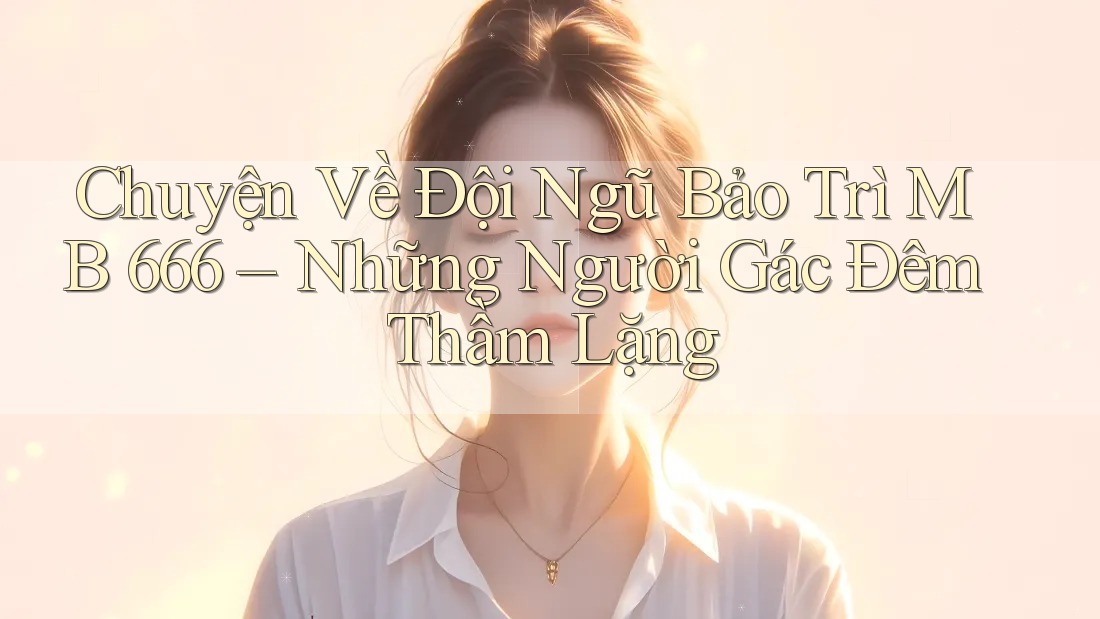 Chuyện Về Đội Ngũ Bảo Trì MB 666 – Những Người Gác Đêm Thầm Lặng
