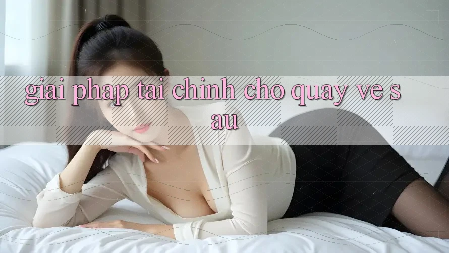 Giải pháp tài chính cho quay về sau