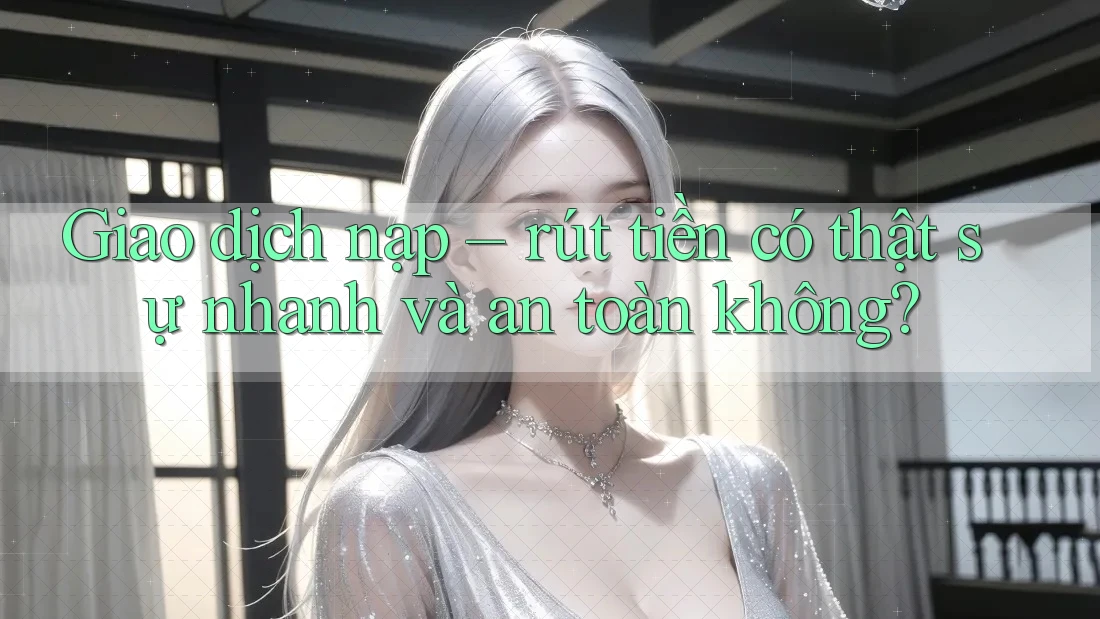 Giao dịch, nạp rút tiền có thật sự nhanh và an toàn không?