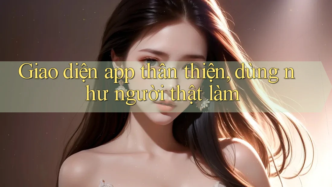 Giao diện app thân thiện, dùng như người thật làm