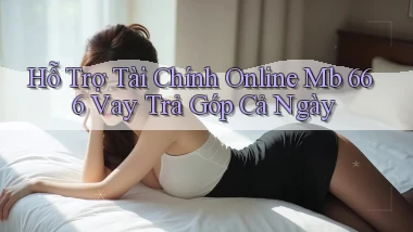 hỗ trợ tài chính online mb 666 vay trả góp cả ngày