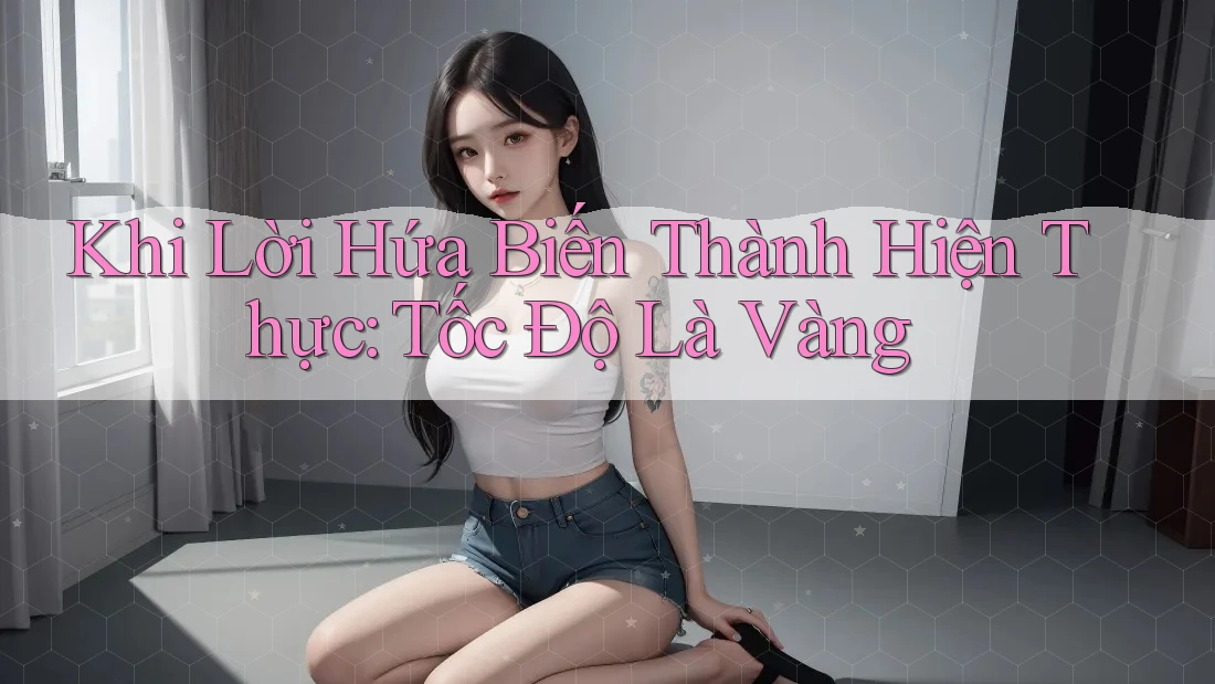 Khi Lời Hứa Biến Thành Hiện Thực: Tốc Độ Là Vàng