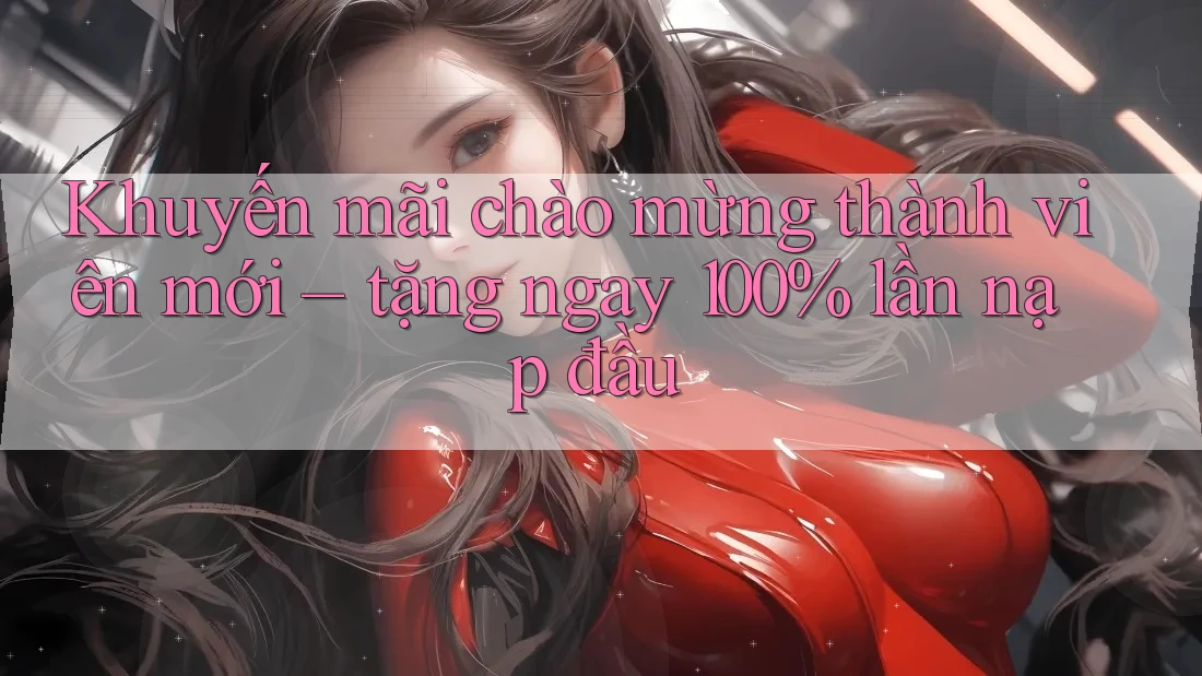 Khuyến mãi chào mừng thành viên mới – tặng ngay 100% lần nạp đầu