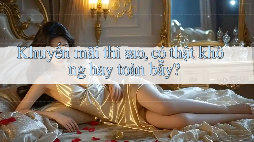 Khuyến mãi thì sao, có thật không hay toàn bẫy?