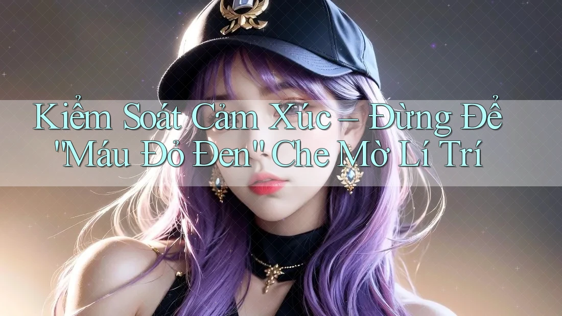 Kiểm Soát Cảm Xúc – Đừng Để “Máu Đỏ Đen” Che Mờ Lí Trí