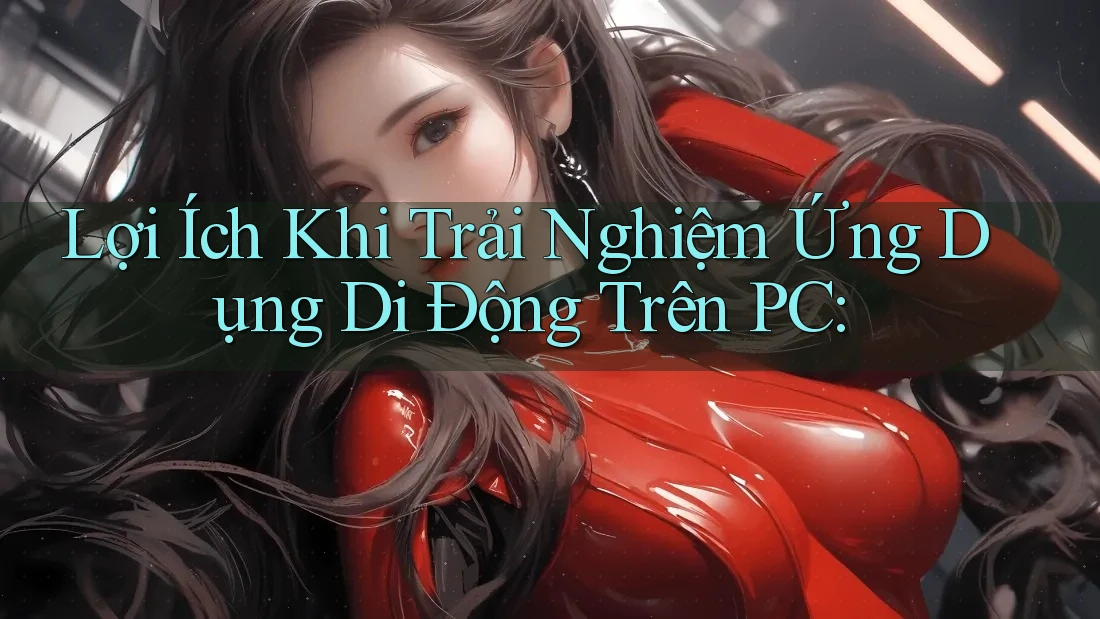 Lợi Ích Khi Trải Nghiệm Ứng Dụng Di Động Trên PC: