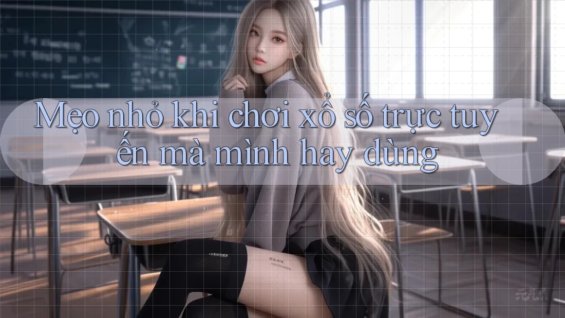 Mẹo nhỏ khi chơi xổ số trực tuyến mà mình hay dùng