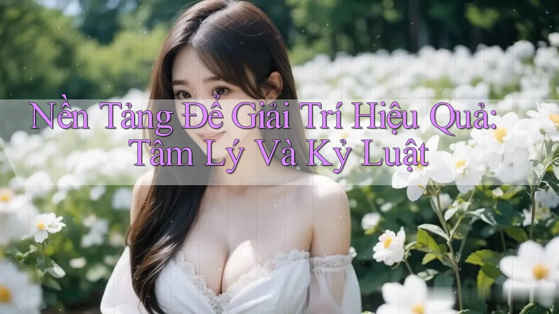 Nền Tảng Để Giải Trí Hiệu Quả: Tâm Lý Và Kỷ Luật