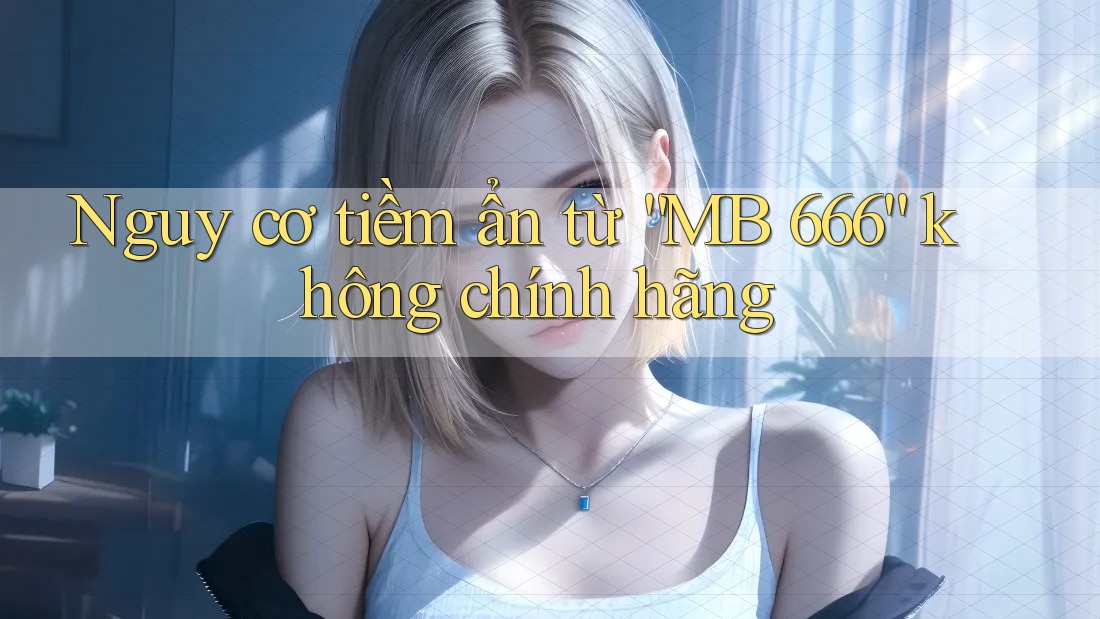 Nguy cơ tiềm ẩn từ “MB 666” không chính hãng