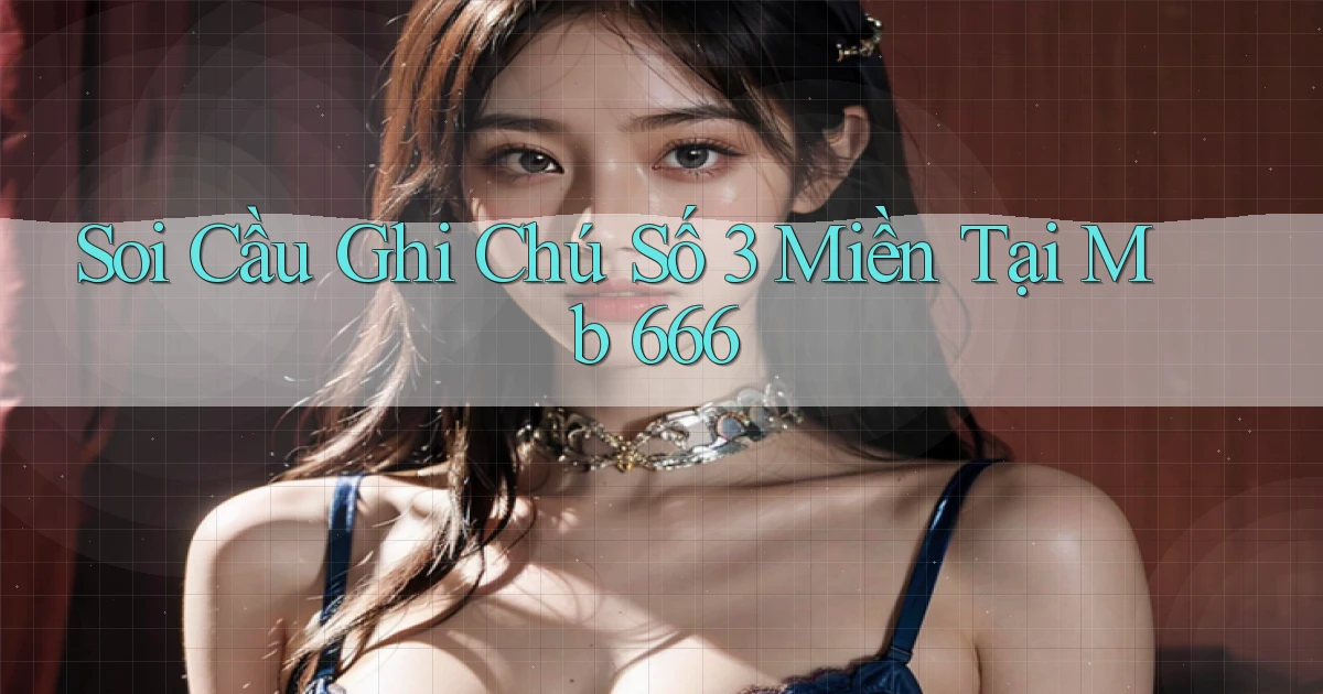 soi cầu ghi chú số 3 miền tại mb 666