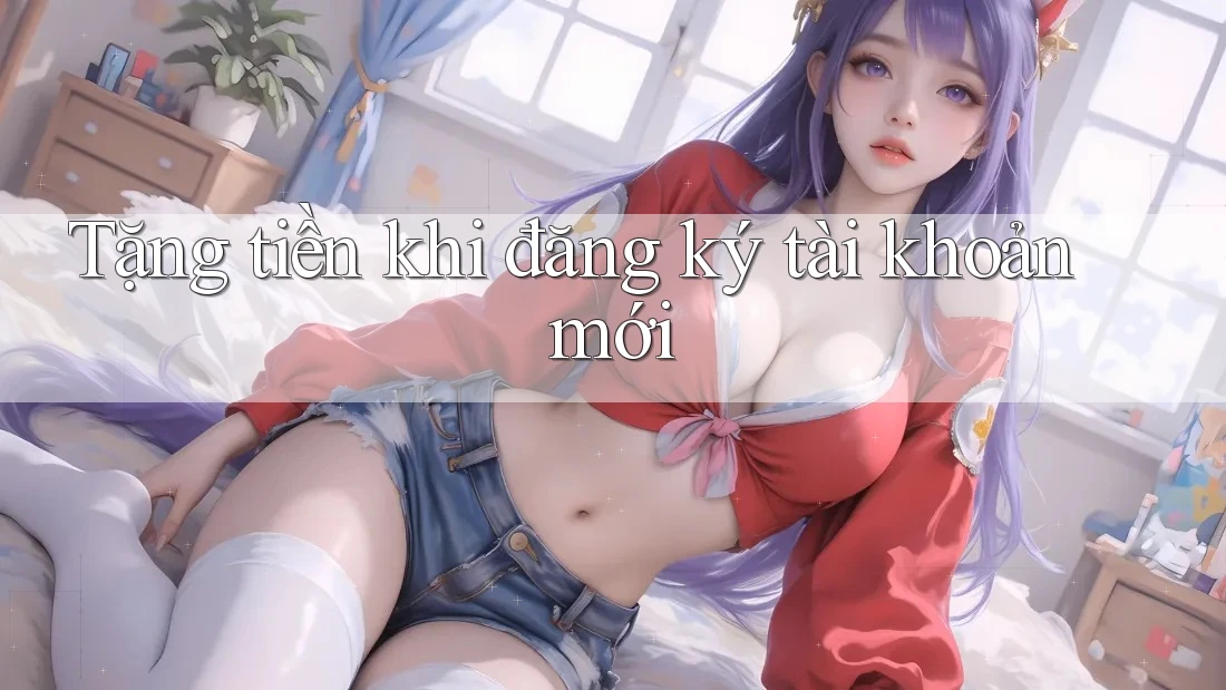 Tặng tiền khi đăng ký tài khoản mới