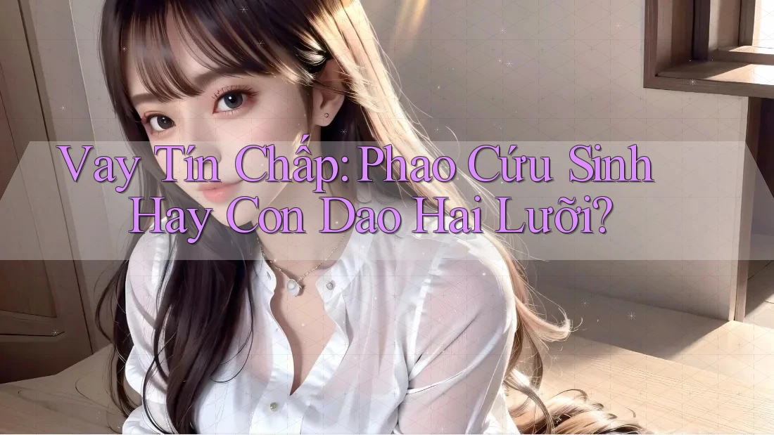 Vay Tín Chấp: Phao Cứu Sinh Hay Con Dao Hai Lưỡi?